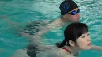 Competitive Married Woman Fuck All You Want Pool Molestation Saki Okuda