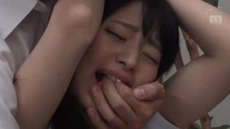 声殺し拘束中出しレ×プ 「こんな姿見られたら人生終わりだな」と脅迫して自由を奪いサイレント鬼イカせ 渚みつき