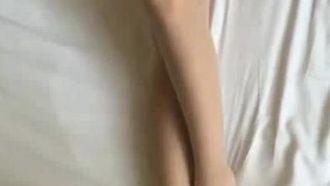 A sexy school girl wearing white stockings and see-through oral sex with her pussy exposed. She is violently fucked without a condom during the safe period. She plays with a dick until she ejaculates during a footjob. She talks obscenely and moans. Full HD version.