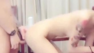 刺青小情侶愛愛自拍外流
