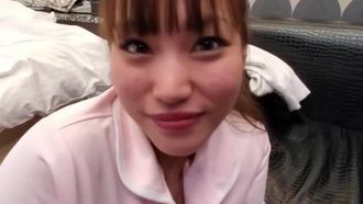 I had a beautiful nurse come off her night shift and give me raw creampie care in a real uniform, so her face was leaked out!