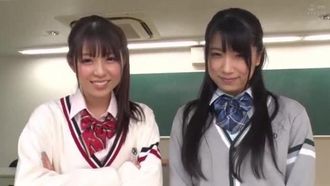 W小悪魔挑発美少女あおいれな＆あずみひな
