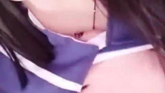 清秀學妹大膽的自慰演出 給大家看到她綺麗的美鮑