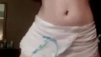 顔出ししてないのにまた胸が漏れてしまいました。