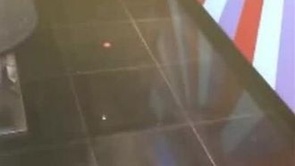 A tall and sexy white-collar beauty with long hair went to an entertainment club to drink and sing with her handsome male colleague after work. After having fun, the two of them stood on the coffee table and sang and fucked-1