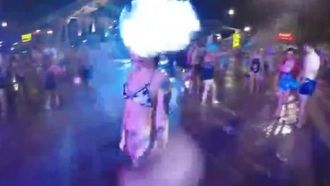 曾在北京故宫裸体散步的网黄~今日前往水世界放肆裸拍!!