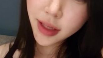 [韓國] 黑長直主播露出絕世美背~爹爹們想舔~