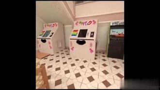 3D 図書館のトイレで発情する美少女ロリータ