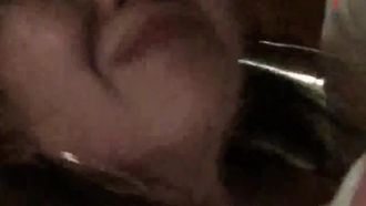 A selfie of a stunning beauty having sex with her bespectacled boyfriend was leaked. The passionate collision made her orgasm and scream~