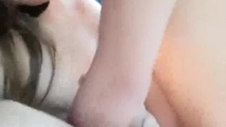 This is my original underwear~ Outdoor car sex show~ The sound of sex in the car can't be stopped!!