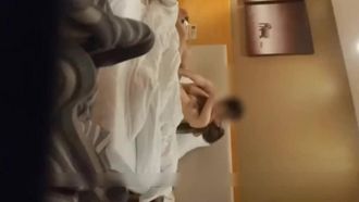 A sexy beauty with denim shorts and a perky ass who just graduated from college was fucked for too long by her boyfriend who is very good at playing, especially when he was fucked from behind and filmed at the same time - Part 1