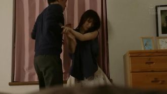 I can never tell my husband that my father-in-law hugs me every day... Iki-crazy complete training Shihori Kotoi