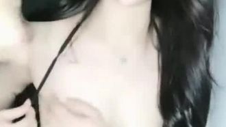 長相甜白皙妹子和刺青男友啪啪