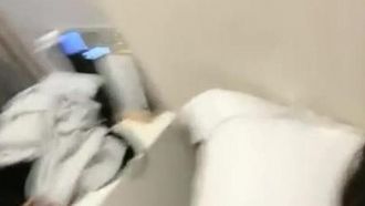 The plump girl with fat ass and big breasts has sex with her sex partner in the hotel. Her white and tender ass is stuck up high, waiting for her brother to fuck her hard!