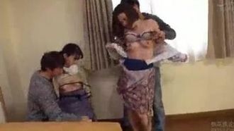 Both the daughter and the mother were violated by gangsters, but their pussies were honestly wet.