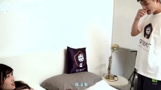 [Jelly Media] 91CM-214 JK female tenant, a girl with beautiful feet and black stockings in JK outfit, coquettishly talks obscenely, teases, rides from behind, and forces oral sex, Xiao Yue'er