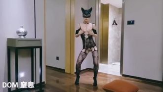 Twitter DOM - The whole process of suffocating a born bitch to become a canine. She is so slutty and has both holes filled with her. She obediently feeds her owner’s semen.