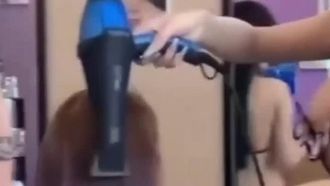 散髪に来てください