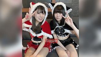 FC2PPV 4594922 2024年排名第一的3P白領和那個制服剛畢業的女孩的聖誕派對3P
