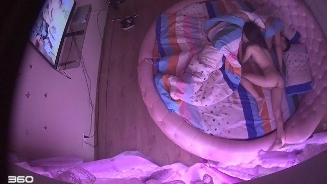 ラブホテルの水滴カメラがTPを監視、スリムな男女がセックス後にただオナニーして美女にフェラさせるだけ