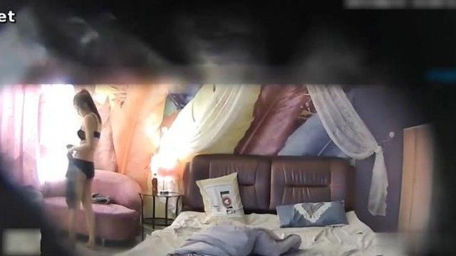 女友癢了 帶她去汽車旅館啪啪啪
