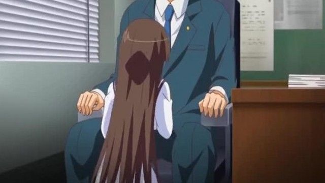 [Maho.sub][PoRO]JK and Erotic Sensei Lady black striker Hatsune - erotic boobs that distort gracefully