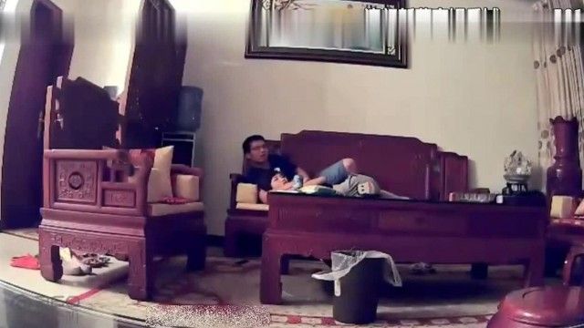 A water-drop camera secretly captured a young couple having sex on their newly purchased mahogany bed.