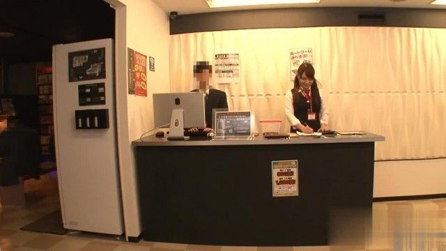 Busty Internet Cafe Clerk~~Stock Maniac